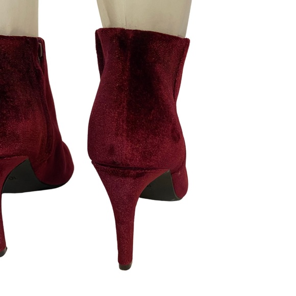 Old Navy Bundle Wine Color Ankle Bootie with Matching Wristlet Women’s Size 10 - Picture 11 of 16